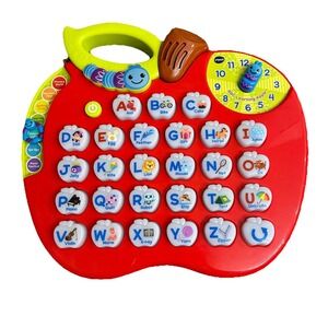 VTech Alphabet ABC Learning Apple Sounds Phrases Melodies Phonics Counting Time